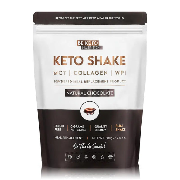 BeKeto Keta Shake Natural Chocolate 500 g