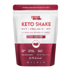 BeKeto Keto Shake Wild Raspberry 500 g