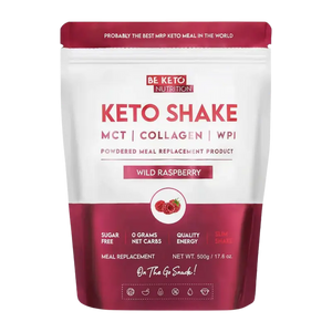 BeKeto Keto Shake Wild Raspberry 500 g