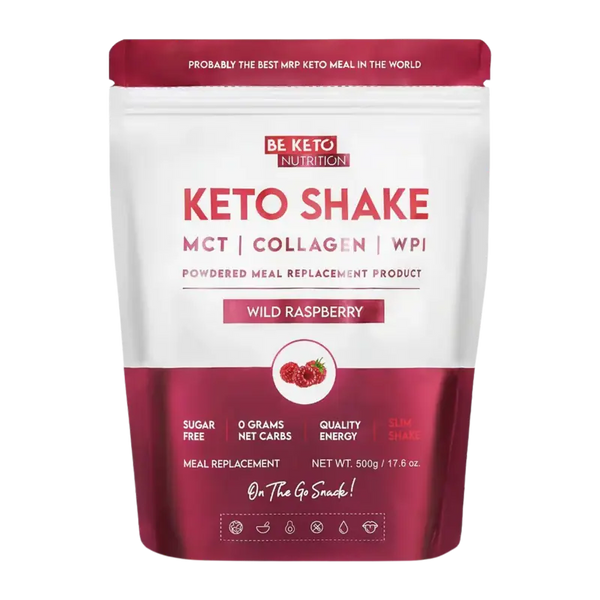 BeKeto Keto Shake Wild Raspberry 500 g