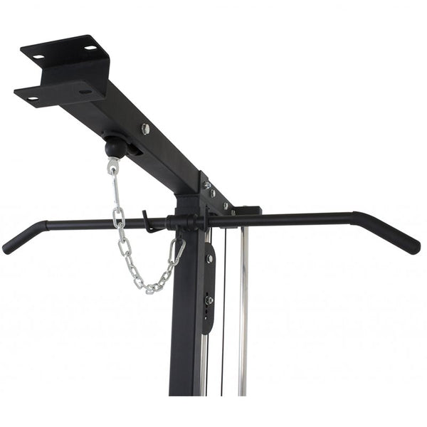 Master Fitness Lat-Row till XT5/XT6/XT8 – närbild av lat row-stång och kabel