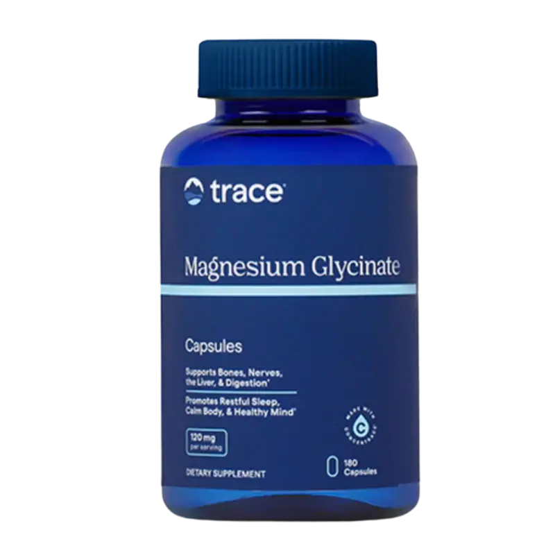 Trace Minerals Magnesium Glycinate 120 mg 180 kapslar
