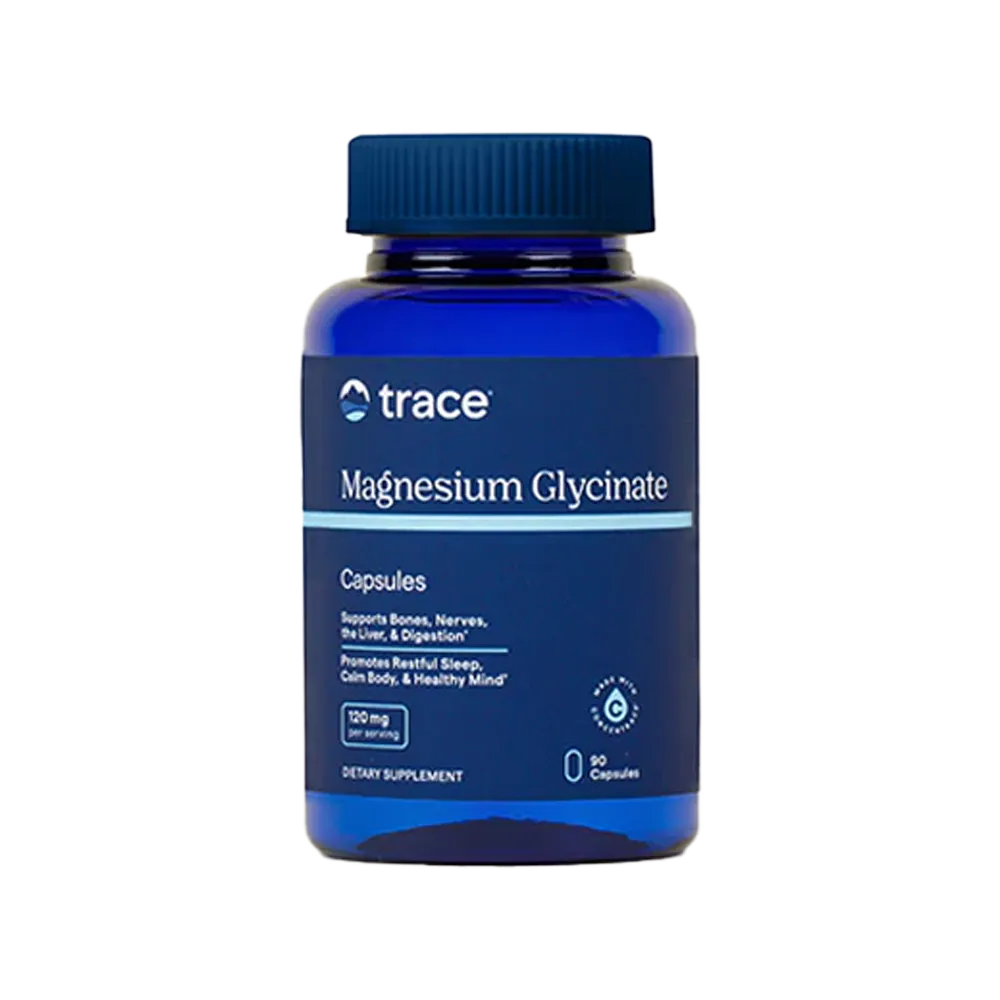Trace Minerals Magnesium Glycinate 120 mg 90 kapslar