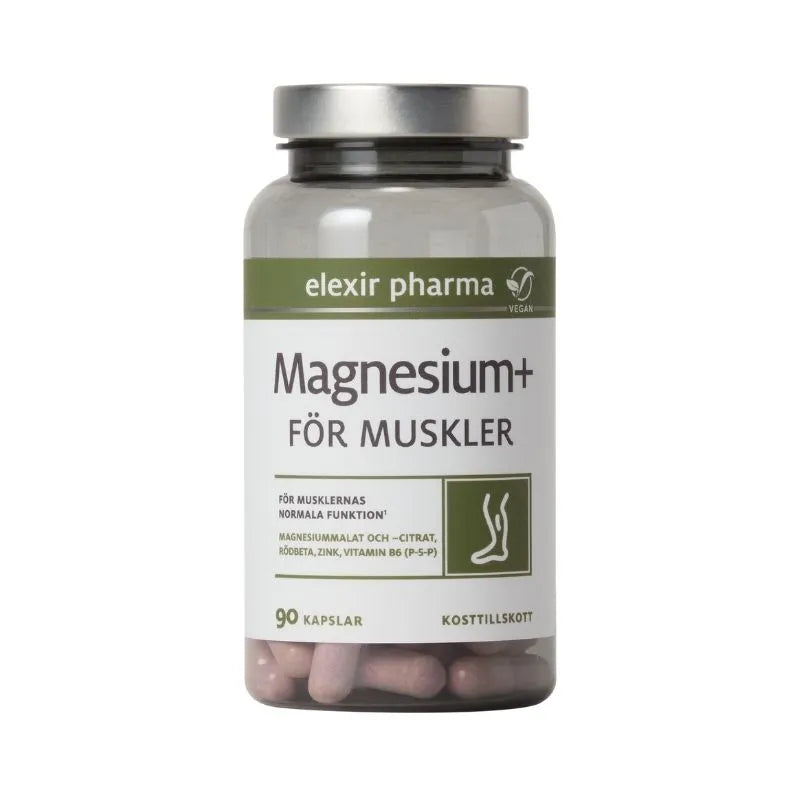 Elexir Pharma Magnesium+ Muskler 90 kapslar