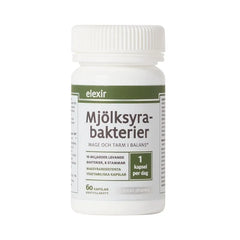 Elexir Pharma Mjölksyrabakterier 60 kaps
