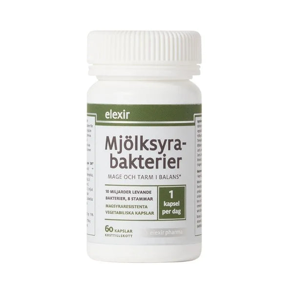 Elexir Pharma Mjölksyrabakterier 60 kaps