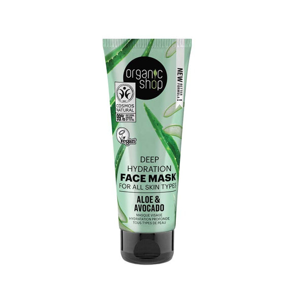 Organic Shop Deep Hydration Face Mask Avocado & Aloe 75 ml