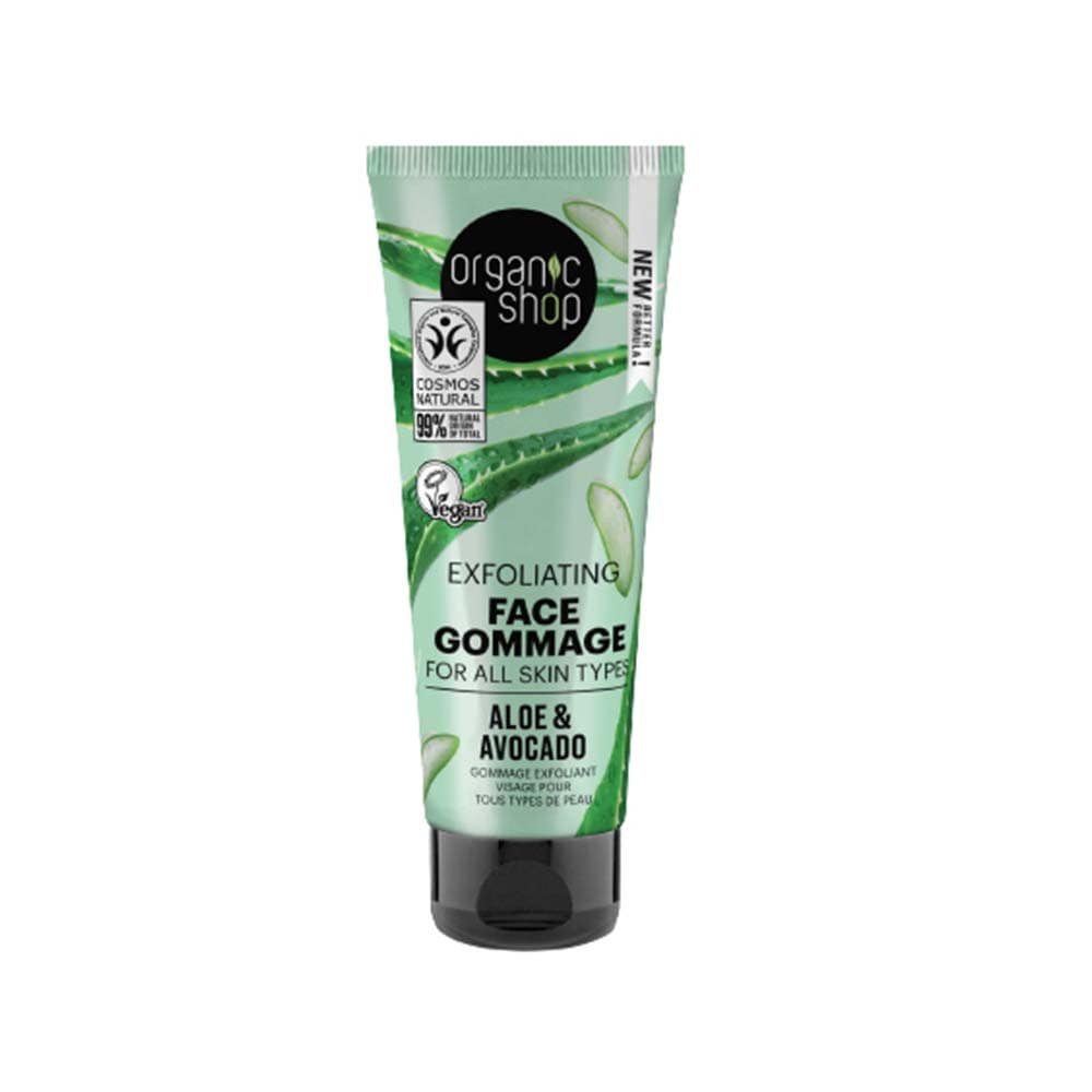 Organic Shop Exfoliating Face Gommage Avocado & Aloe 75 ml