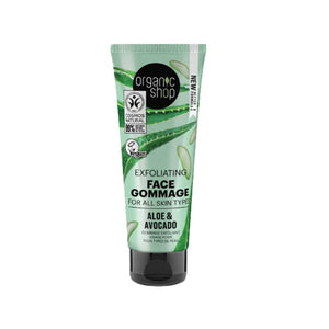 Organic Shop Exfoliating Face Gommage Avocado & Aloe 75 ml