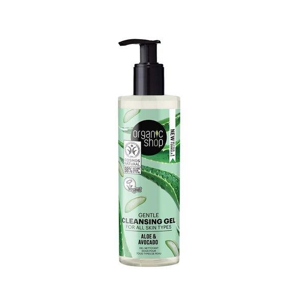 Organic Shop Gentle Cleansing Gel Avocado & Aloe 200 ml
