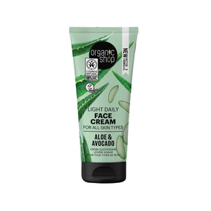 Organic Shop Light Daily Face Cream Avocado & Aloe 50 ml