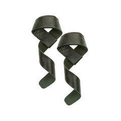 C.P. Sports Padded Leather Lifting Straps Brown