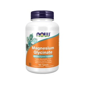 NOW Foods Magnesium Glycinate 180 tabletter