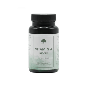 G&G Vitamins Vitamin A 5000 IU 120 kapslar