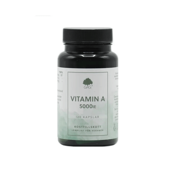 G&G Vitamins Vitamin A 5000 IU 120 kapslar