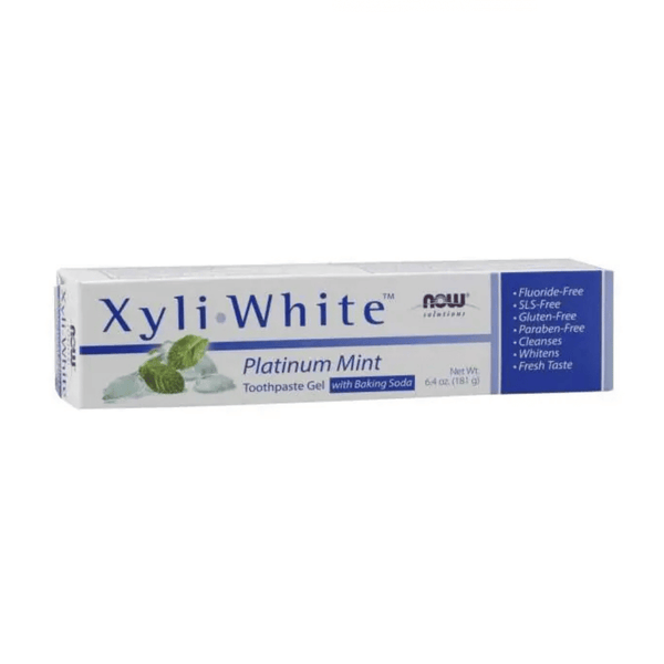 NOW Foods XyliWhite Platinum Mint Tandkräm Gel 181 g