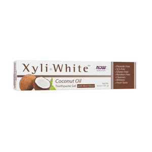 NOW Foods XyliWhite Coconut Oil Tandkräm Gel 181 g