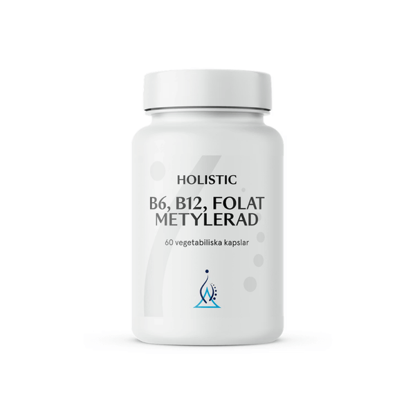 Holistic B6, B12, Folat Metylerad 60 vegkapslar