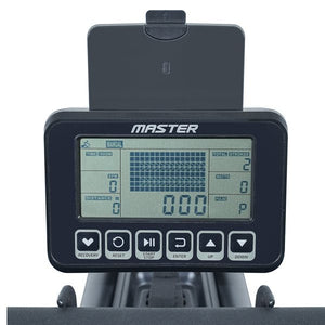Master Fitness Roddmaskin R6025 – närbild av roddmaskinens display