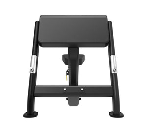 Impulse Seated Preacher Curl Svart (IT7002) – preacher curl-bänk framifrån