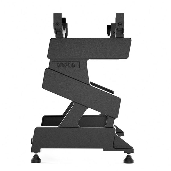 SNODE Dumbbell Rack Svart – tomt hantelrack från sidan