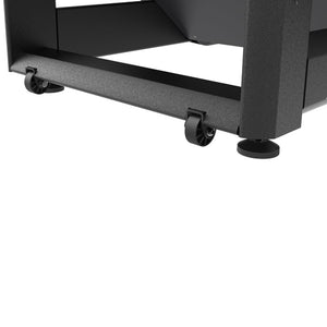 Impulse Stair Climber 700 Trappmaskin Svart – närbild av trappmaskinens bas och transporthjul