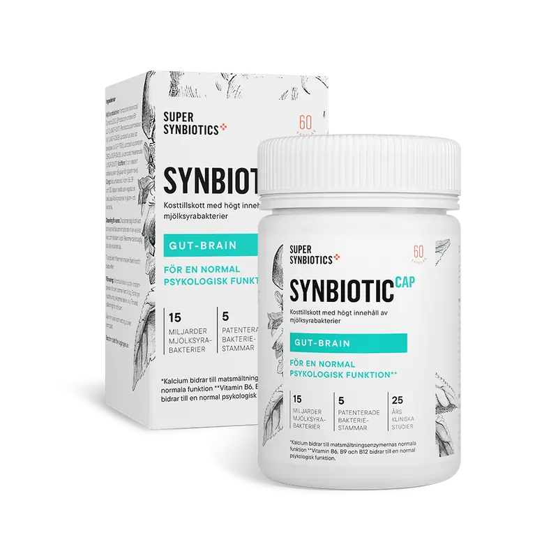 SuperSynbiotics Synbiotic Cap Gut-Brain 60 kapslar