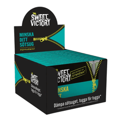 Sweet Victory Sockerblockerande Tuggummi Pepparmint 12 paket x 12 st