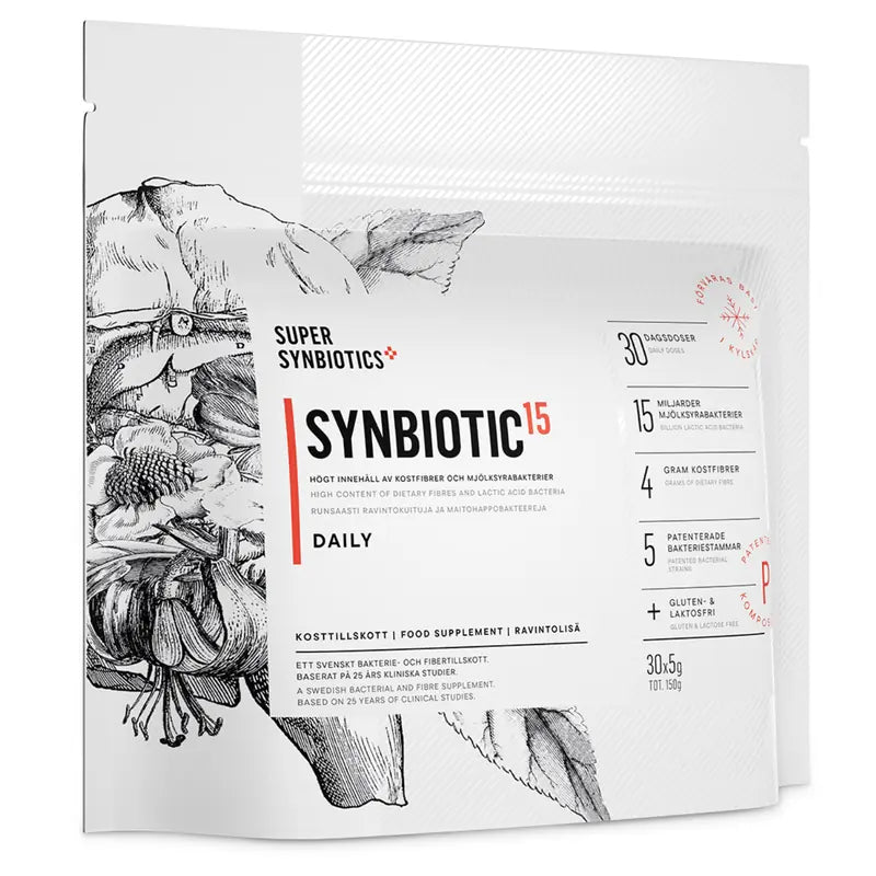 SuperSynbiotics Synbiotic15 Daily 150 g pulver