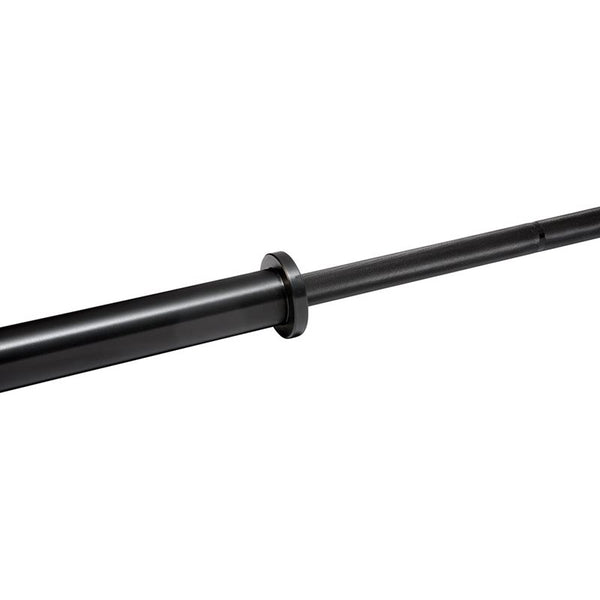 Master Fitness Training Bar Black Oxide 220 cm – närbild av Black Oxide-skivstång