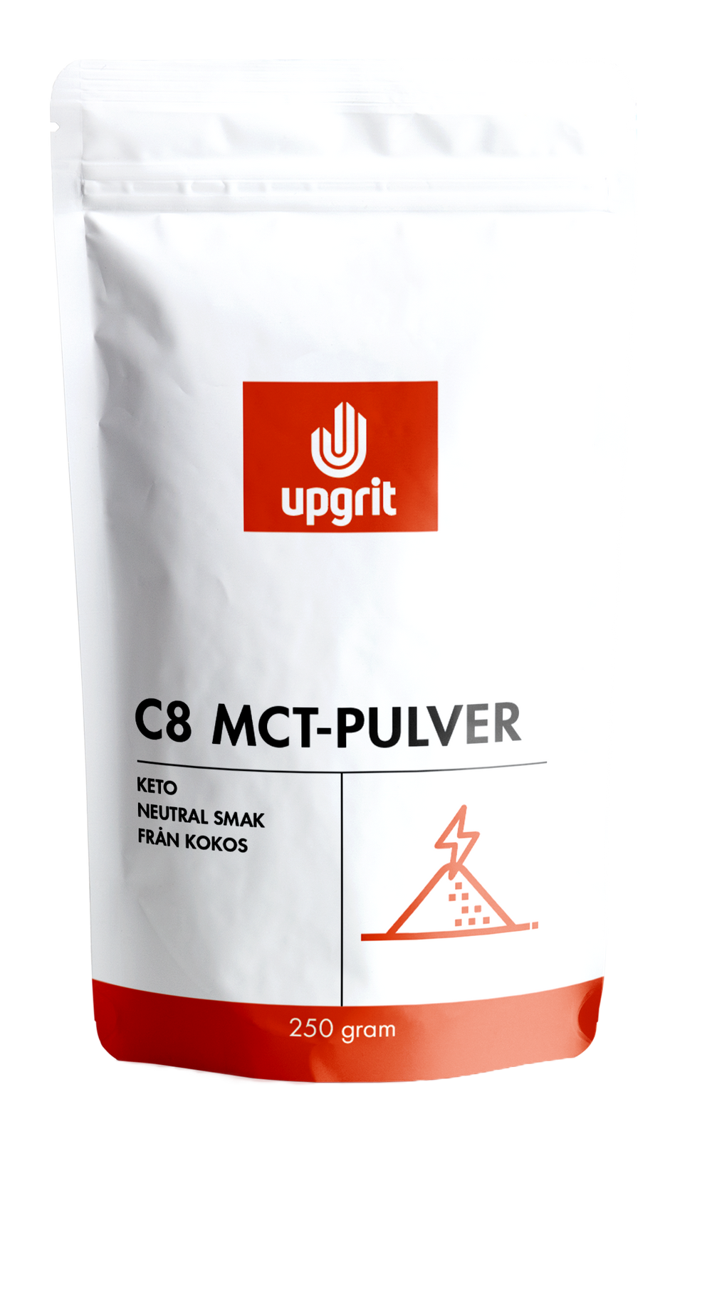 Upgrit C8 MCT-pulver 250 g