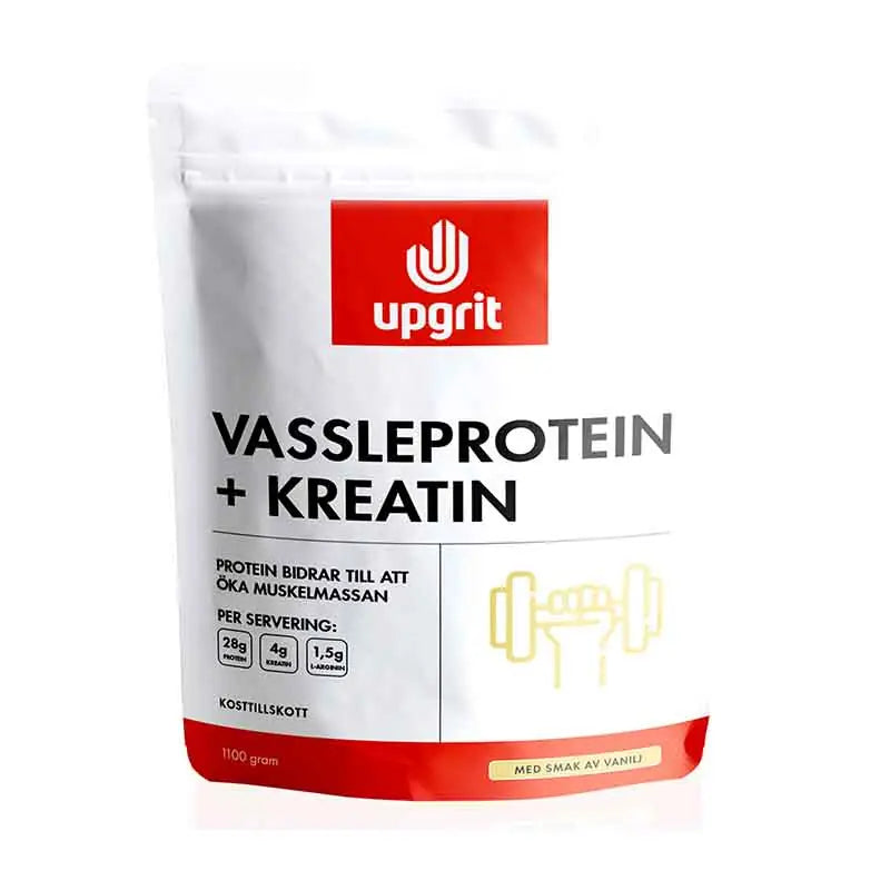 Upgrit Vassleprotein + Kreatin Vanilj 1100 g