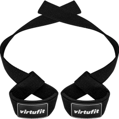 VirtuFit Padded Lifting Straps Black