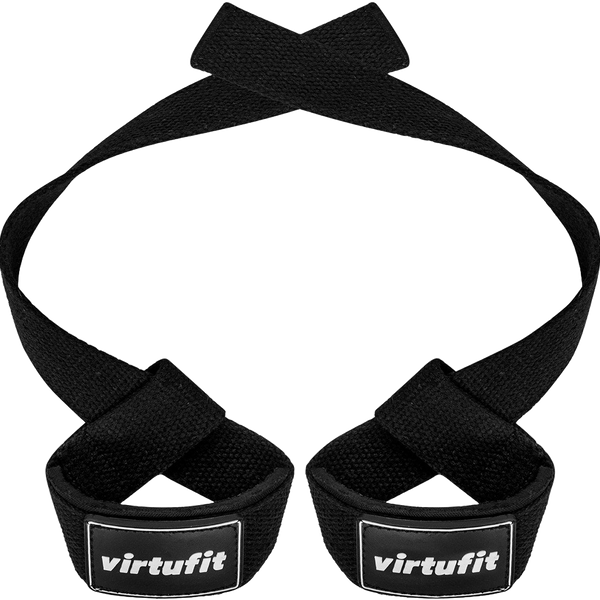 VirtuFit Padded Lifting Straps Black