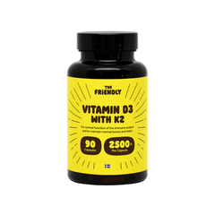 The Friendly Vitamin D3 + K2 90 kapslar