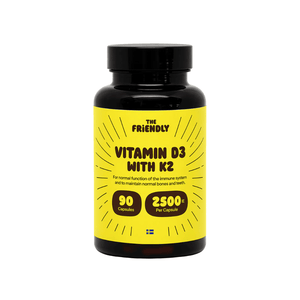 The Friendly Vitamin D3 + K2 90 kapslar