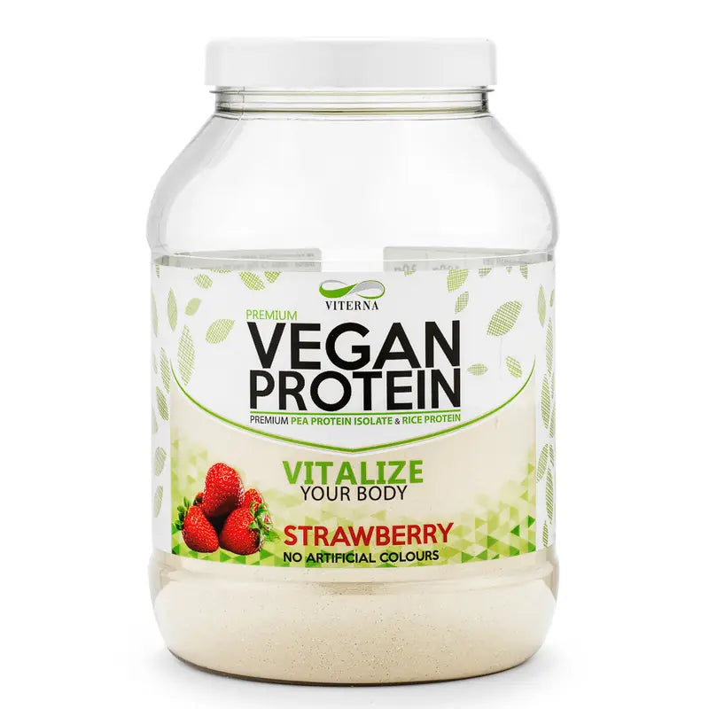 Viterna Vegan Protein Jordgubb 900 g