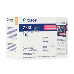 Trace Minerals ZEROLyte Electrolyte Drink Mix Salty Berry Lemonade 30 paket