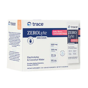 Trace Minerals ZEROLyte Electrolyte Drink Mix Salty Berry Lemonade 30 paket