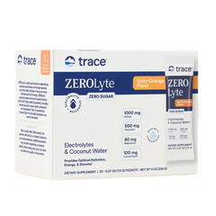 Trace Minerals ZEROLyte Electrolyte Drink Mix Salty Orange 30 paket